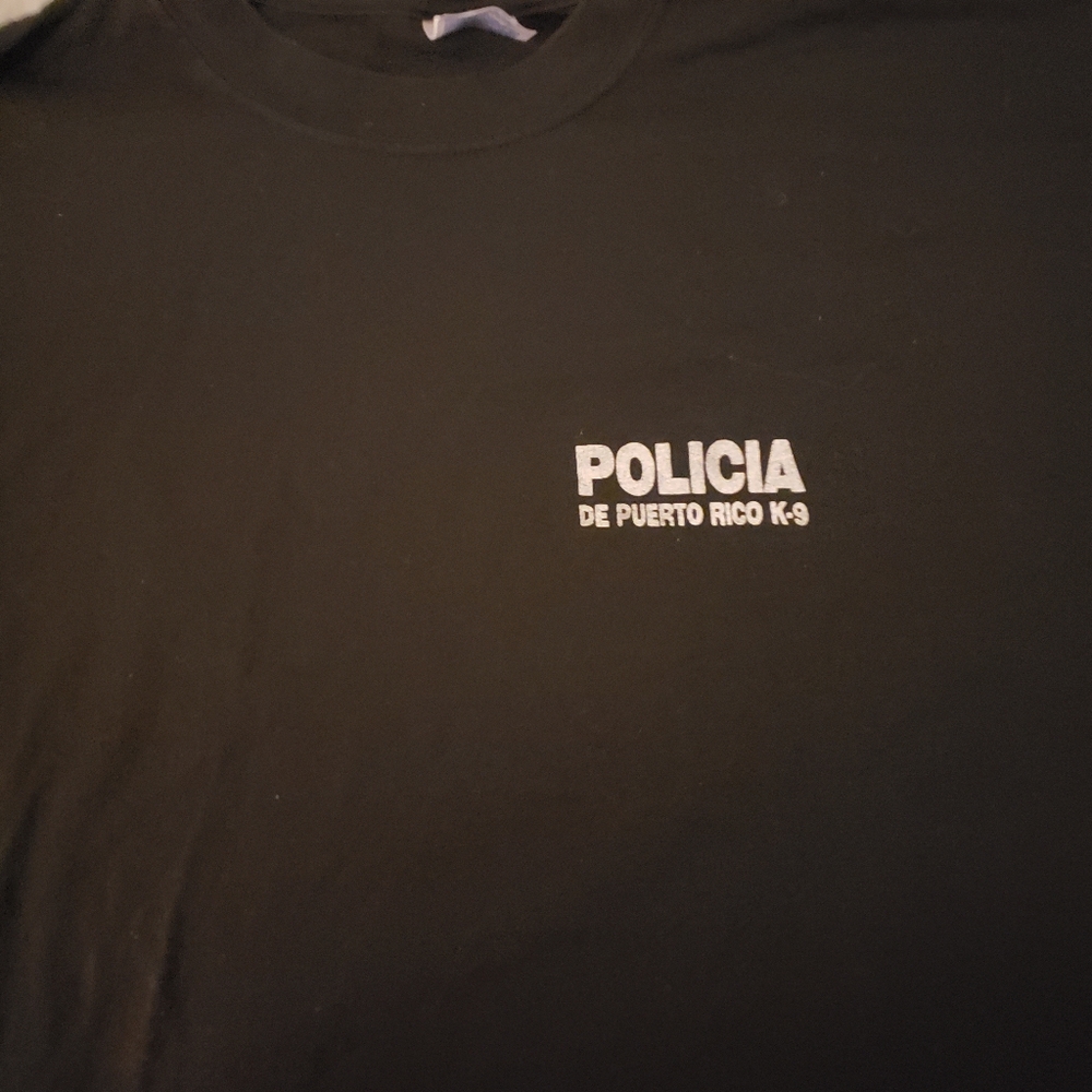 Puerto Rico Policia K9 shirt